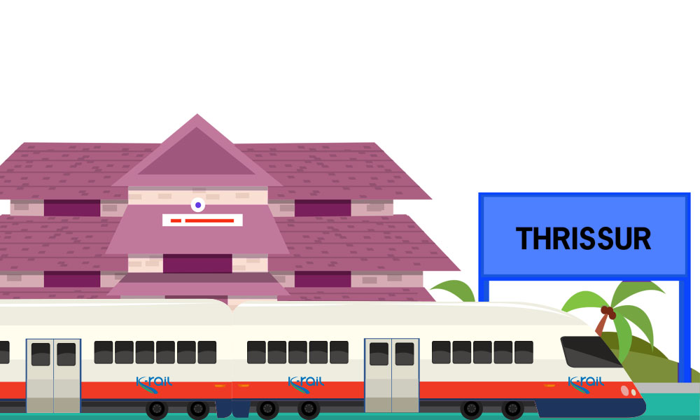 Thrissur k-Rail Station